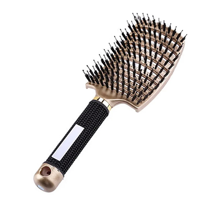 Hair Scalp Massage Comb Hairbrush Bristle Nylon Women Wet Curly Detangle Hair Brush for Salon Hairdressing Styling Tools