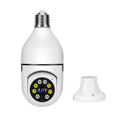 1080P Wifi Bulb E27 Surveillance Camera Full Color Night Vision 360° Rotating  Automatic Human Tracking Two-way Talk Smart Home