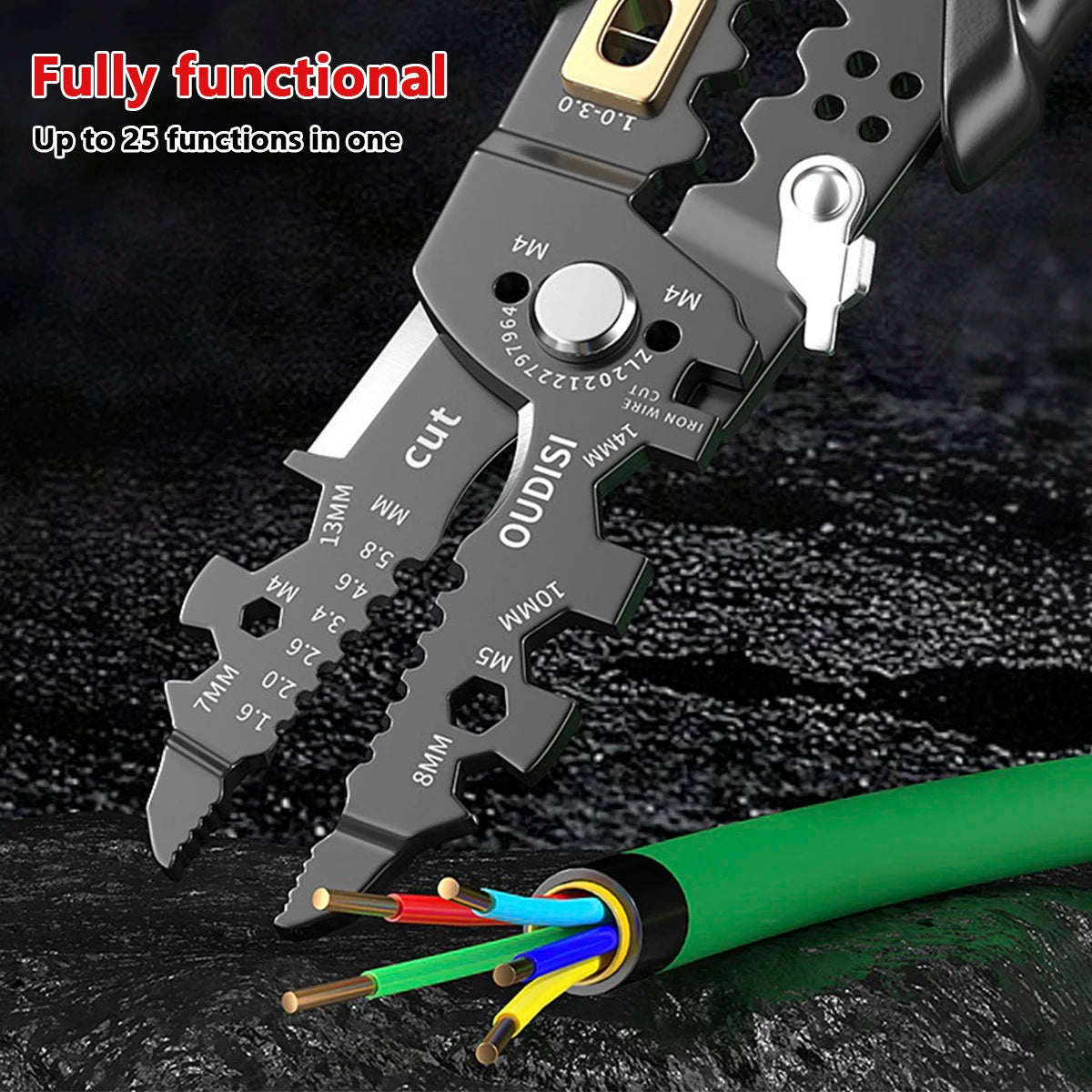 Precise Wire Stripper Wire Cutter Electrical Cable Cutting