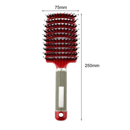 Hair Scalp Massage Comb Hairbrush Bristle Nylon Women Wet Curly Detangle Hair Brush for Salon Hairdressing Styling Tools