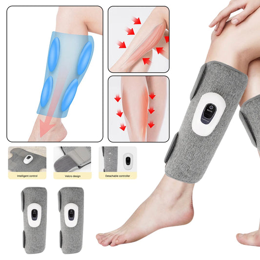 1pcs Smart Leg Massage 3-Mode Vibration Leg Air Compression Massager Wireless Electric Foot/Calf/Arm Air Pressure Massage