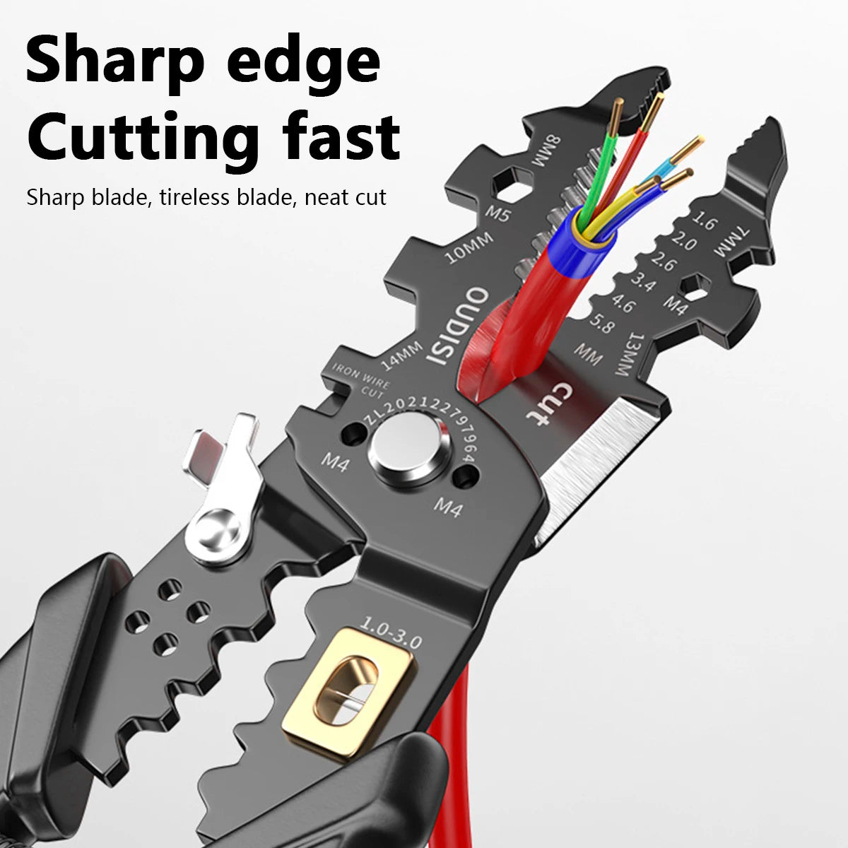 Precise Wire Stripper Wire Cutter Electrical Cable Cutting