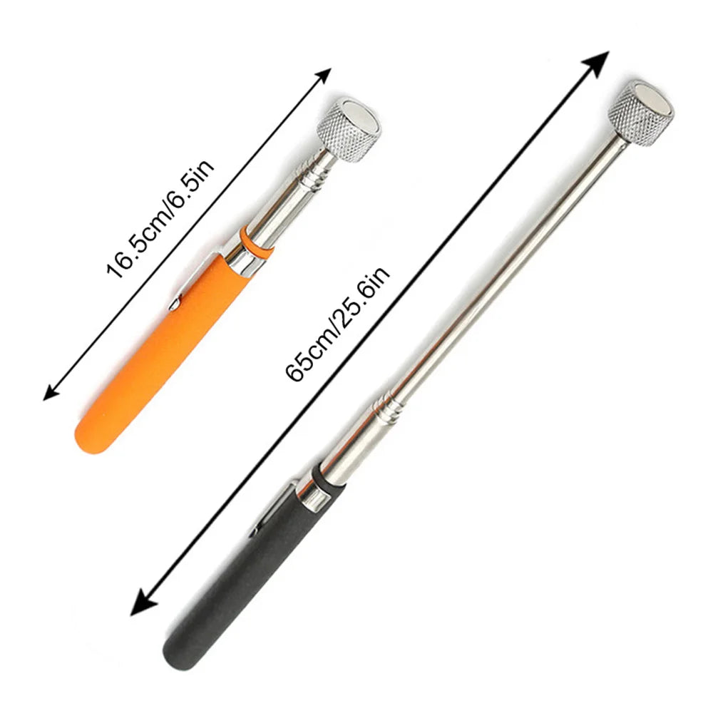 Mini Portable Telescopic Magnetic Metal Magnet Pen Light Torch Magnet Stick Part Pickup Tool Capacity for Picking Up Nut Bolt